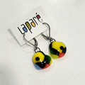 LAP - Boucles d'oreilles colorées en verre fusionné, Laparé bijoux