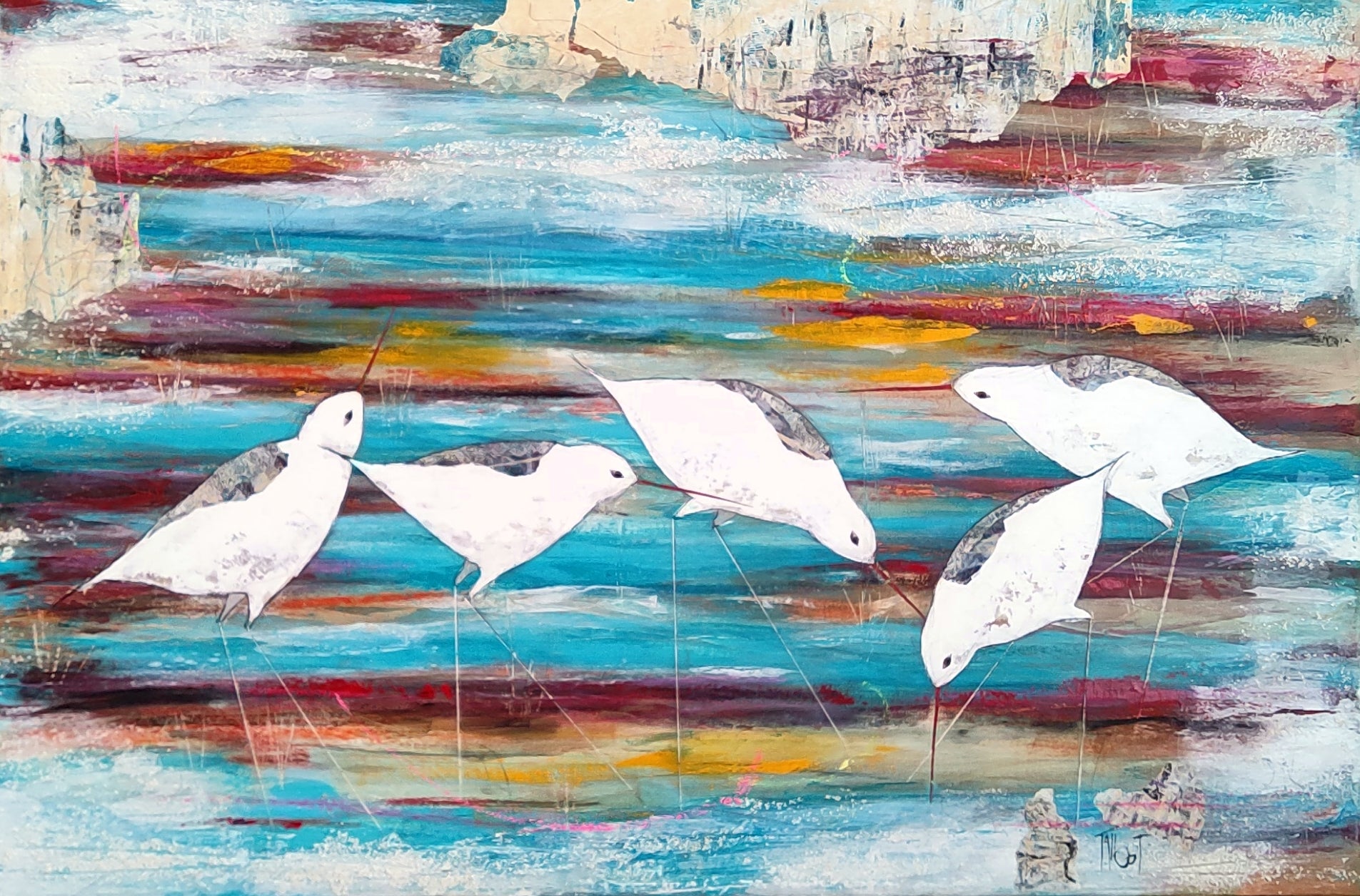 Loin de l'agitation - Talbot artiste - Christine Mercier atelier-boutique