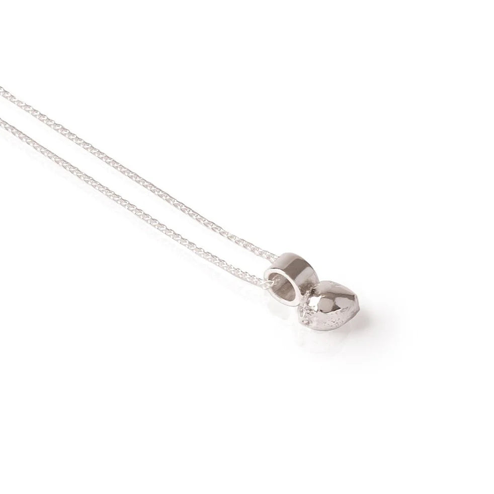 MON - MELT11-Ar silver and copper necklace