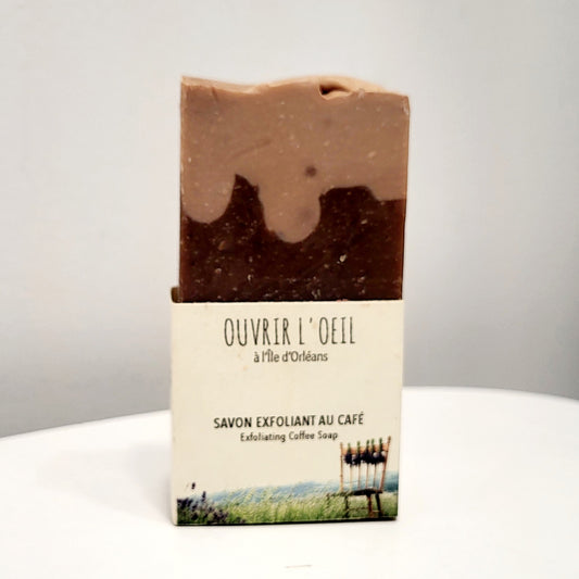 "Open the Eye" exfoliating coffee soap