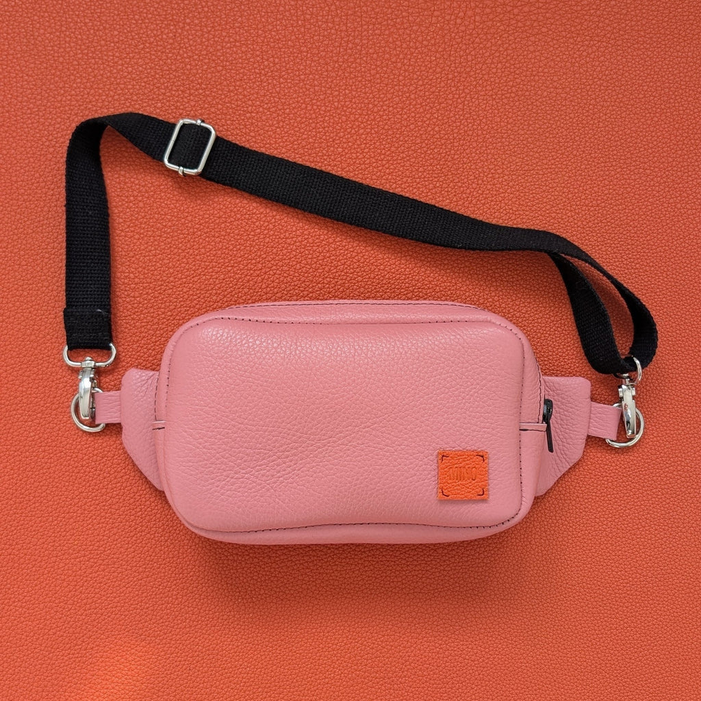 Leather bell bag - Mino leather goods