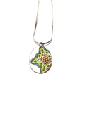 Pendentif (moyen œuf) en émail sur cuivre - Collection Bella
