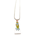 Pendentif (triangle) en émail sur cuivre - Collection Bella