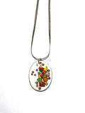 Pendentif (ovale) en émail sur cuivre - Collection Fiesta 2