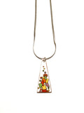Pendentif (triangle) en émail sur cuivre - Collection Fiesta 2