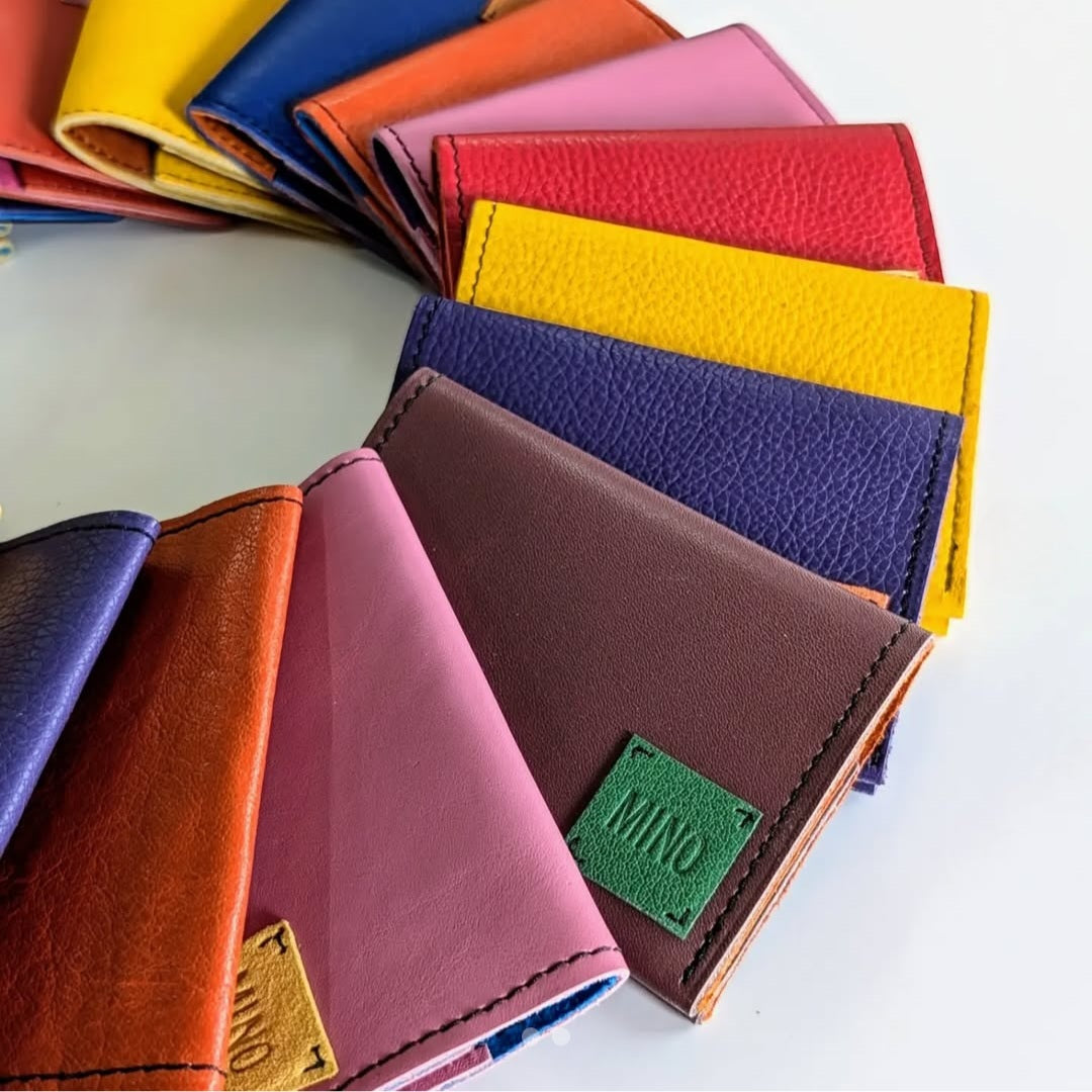 Porte cartes en cuir - Mino maroquinerie