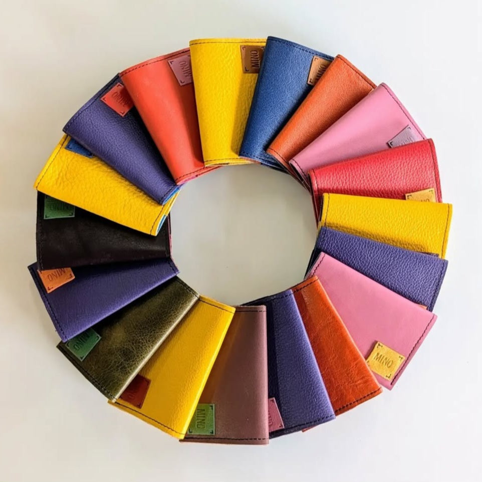 Porte cartes en cuir - Mino maroquinerie