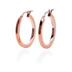MON - Boucles d'oreilles argent et cuivre Stack05