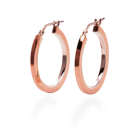 MON - Boucles d'oreilles argent et cuivre Stack05