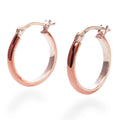 MON - Boucles d'oreilles argent et cuivre Stack07