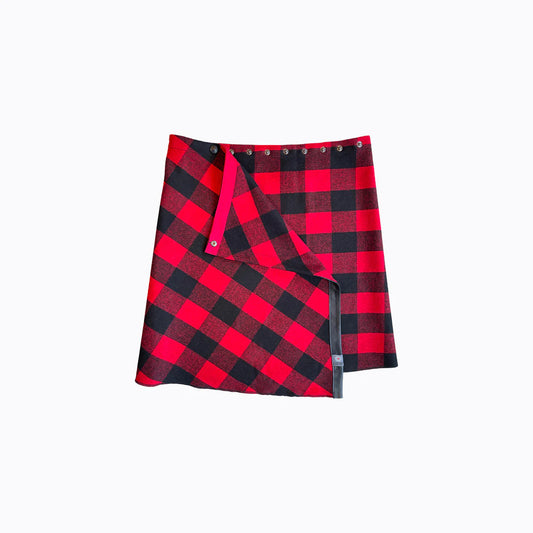 TUK - Canadian plaid skirt - knee or mid-calf length