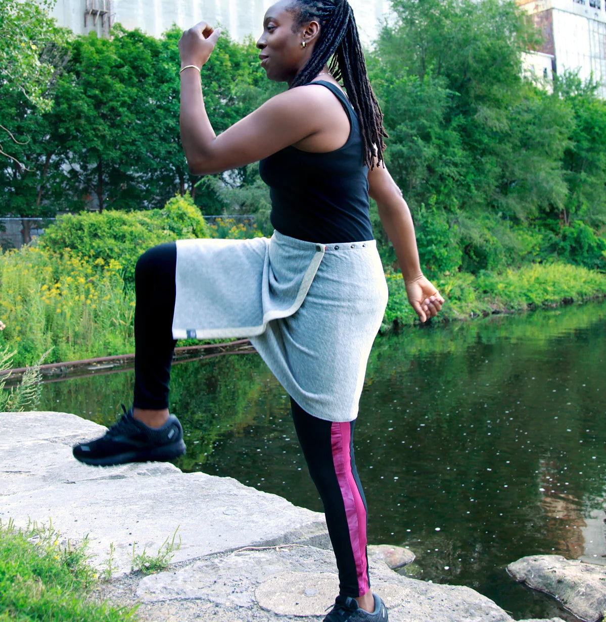 TUK - Namaste knee-length skirt - one size