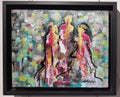 "Spring Outfits" 8 x 10 acrylic painting, framed