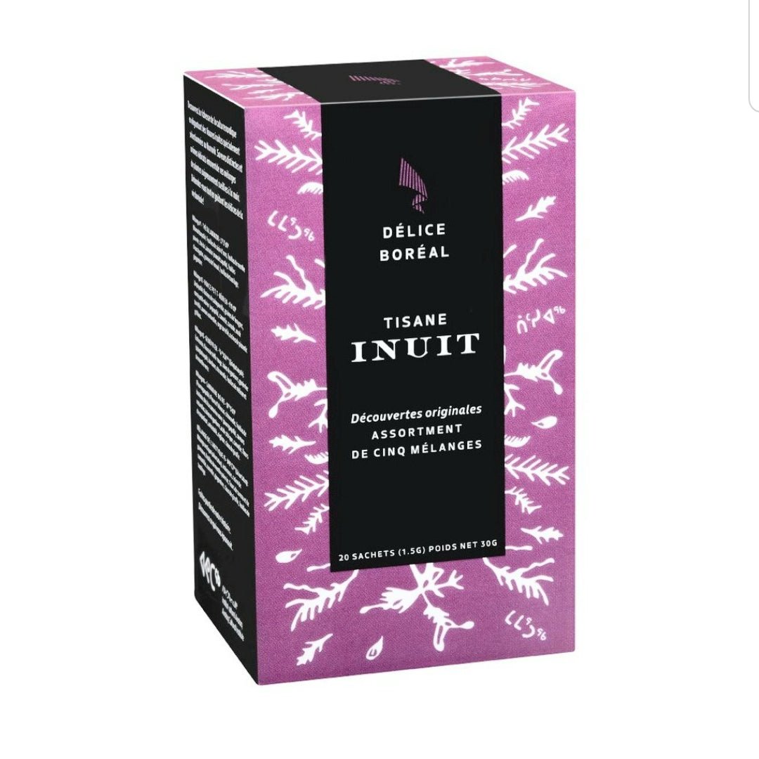 Assortiment de 5 mélanges, 20 sachets de tisane Délice Boréal - Christine Mercier atelier - boutique - Délice Boréal