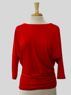 Haut Brigitte manches 3/4 en jersey de bambou - choix de 6 couleurs