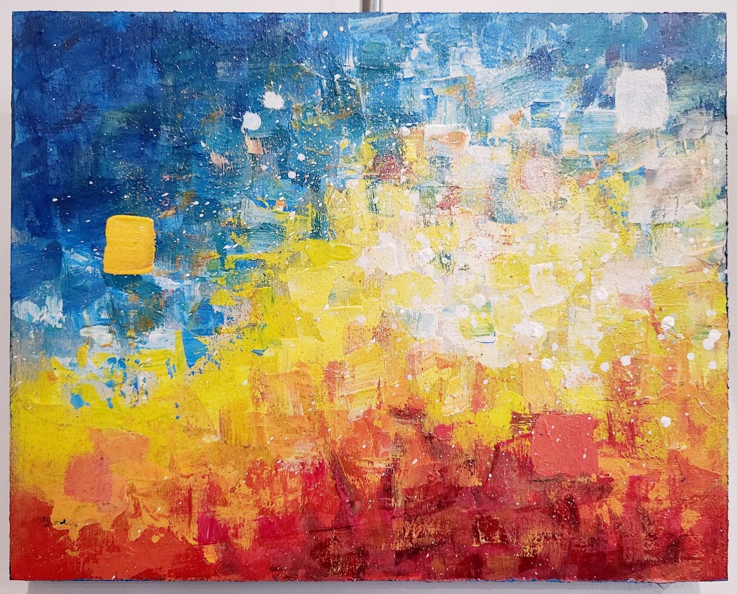"Clair - obscur" triptyque 8 x 30 à l'acrylique - Christine Mercier atelier - boutique - Christine Mercier art