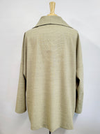 ''Lola'' veste ample en pure laine ultra fine, vert sauge - Christine Mercier atelier - boutique - Christine Mercier