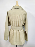 ''Lola'' veste ample en pure laine ultra fine, vert sauge - Christine Mercier atelier - boutique - Christine Mercier