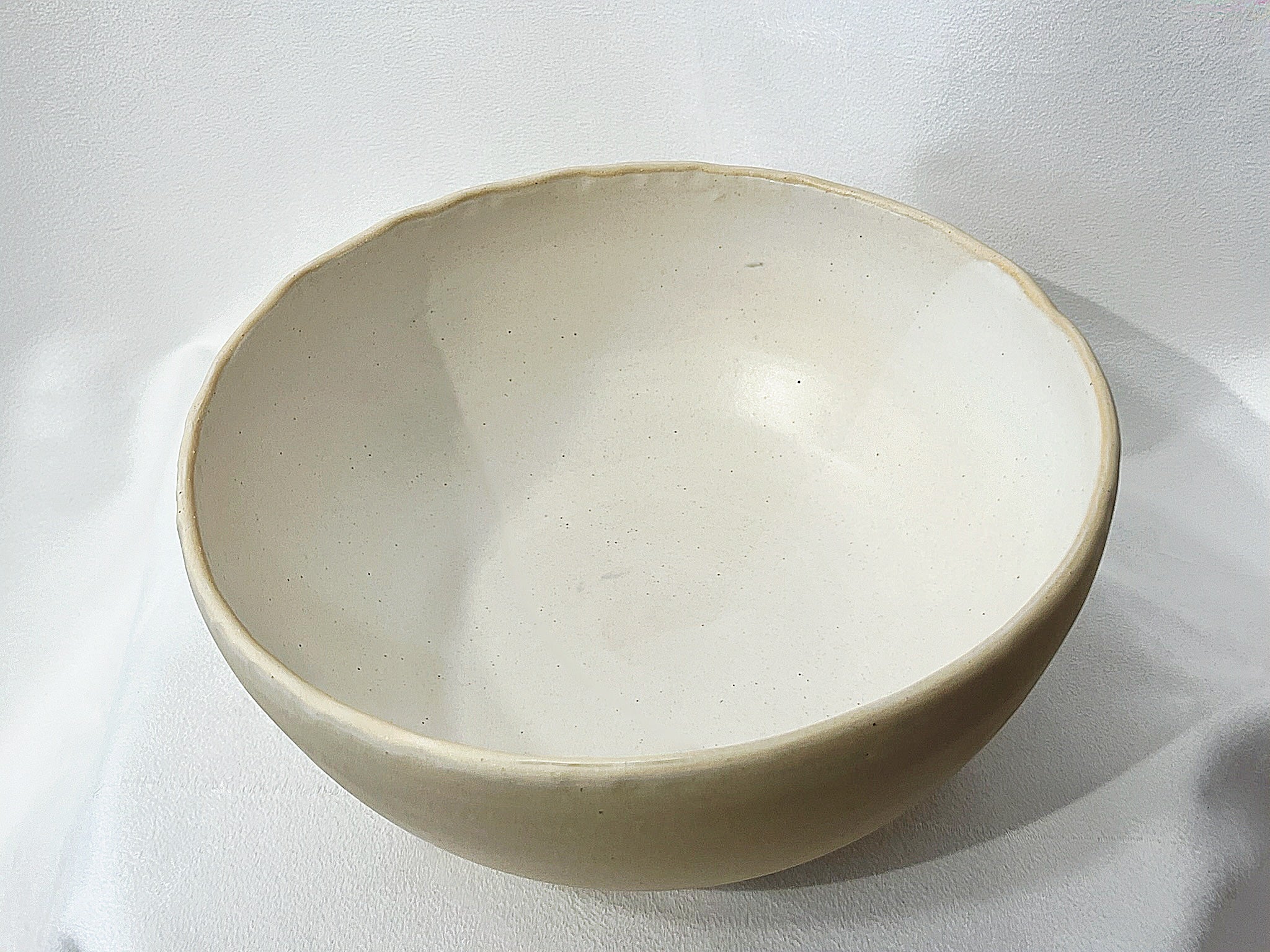 Cream fruit bowl - Bia ceramic