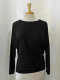 Brigitte long-sleeved top in bamboo jersey.