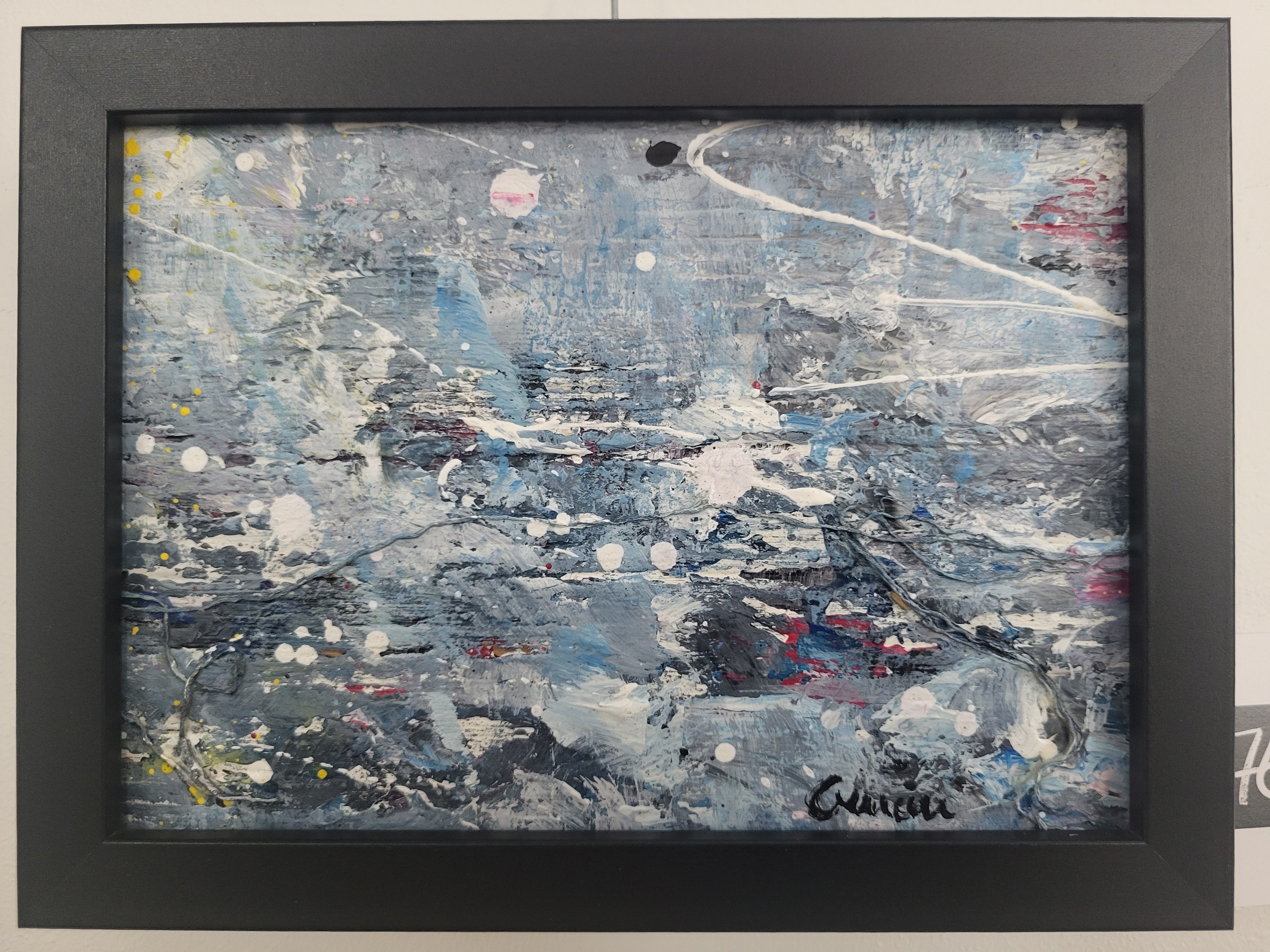 A Plot of Audacity - framed 5 x 7 painting