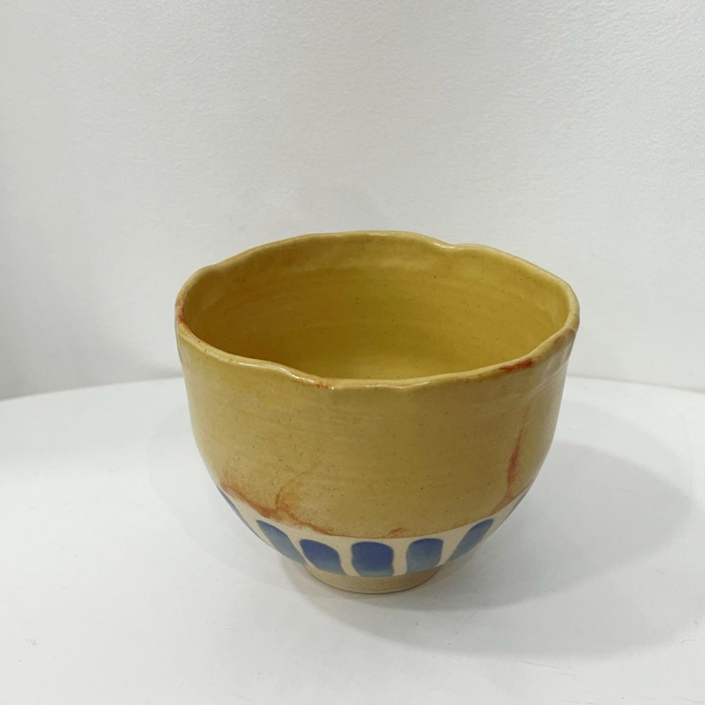 Bol moyen jaune et bleu - Bia céramique