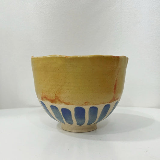 Bol moyen jaune et bleu - Bia céramique