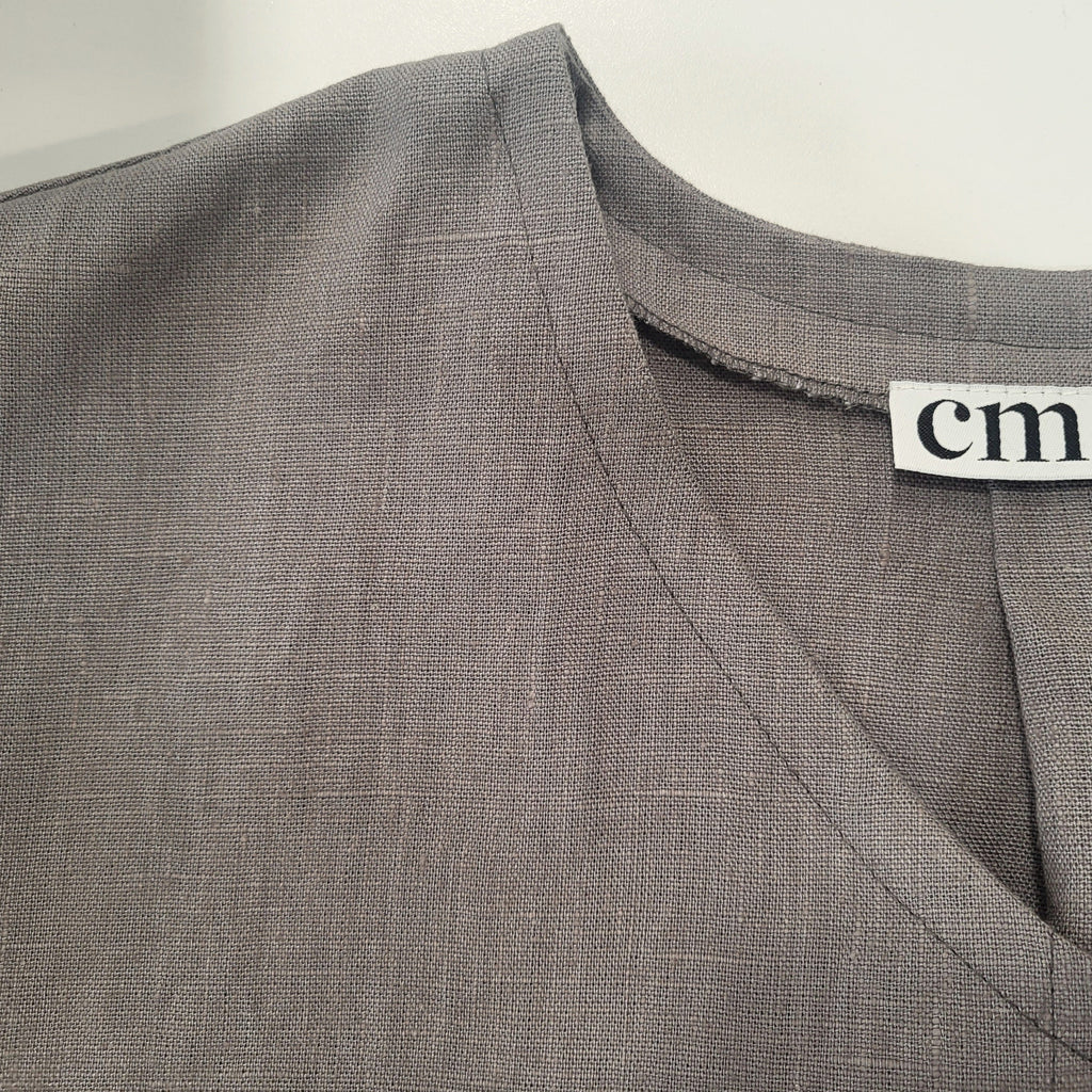 Andrée straight linen dress