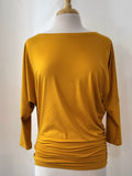 Haut Brigitte manches 3/4 en jersey de bambou - choix de 6 couleurs