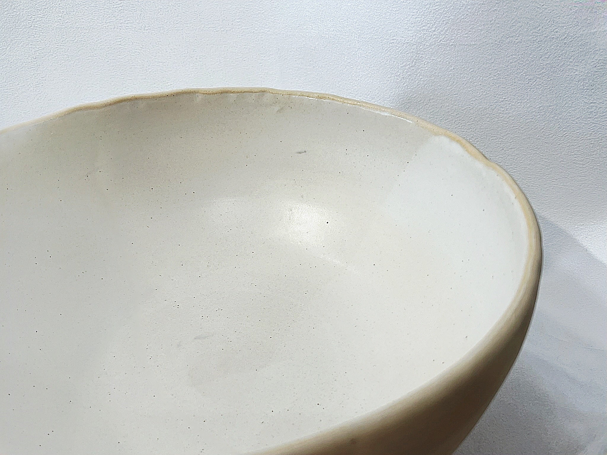 Cream fruit bowl - Bia ceramic