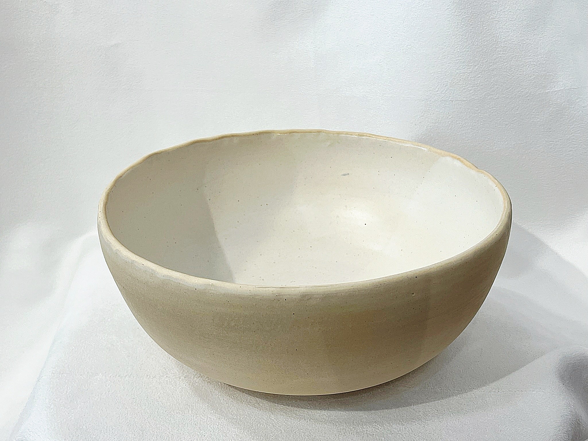 Cream fruit bowl - Bia ceramic