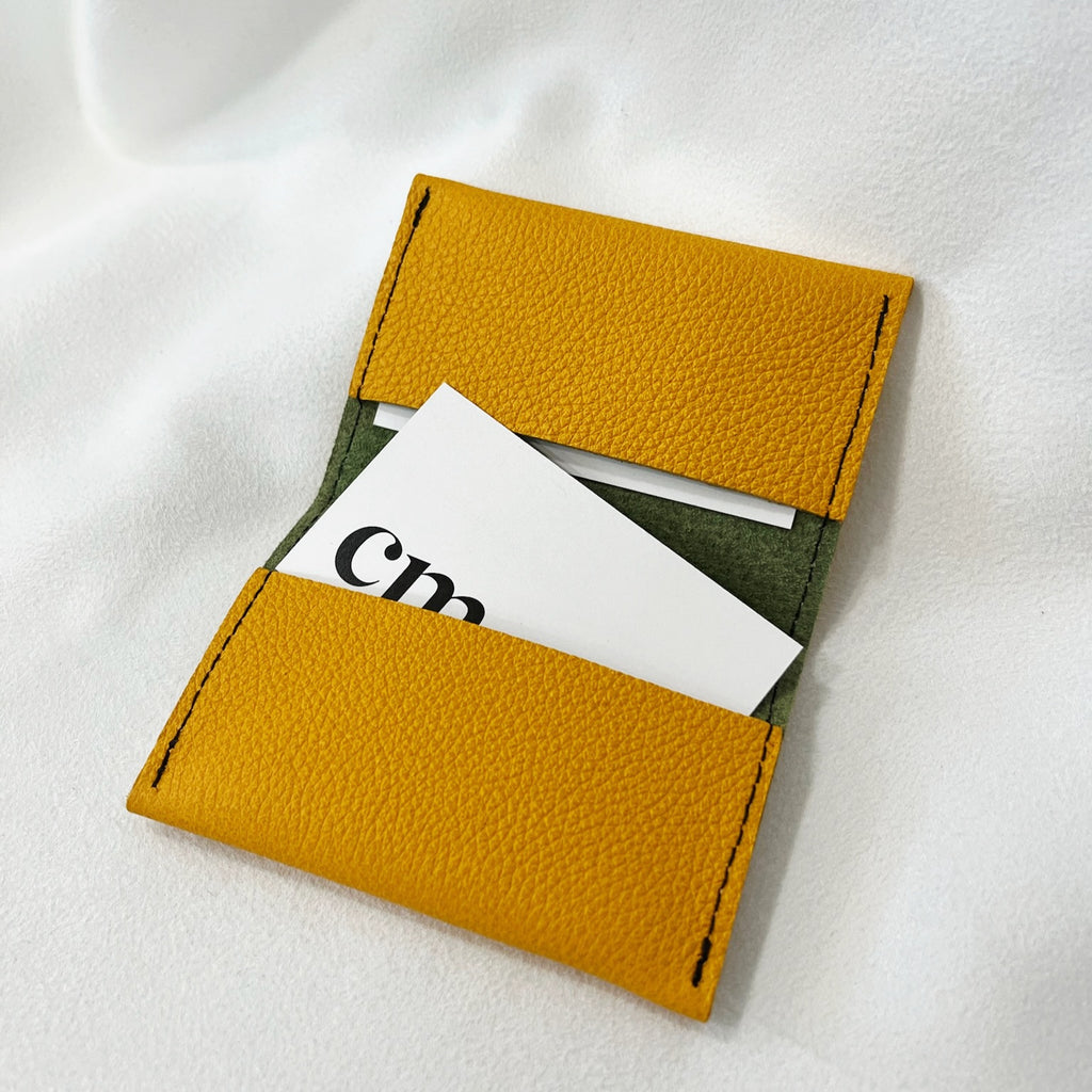 Porte cartes en cuir - Mino maroquinerie