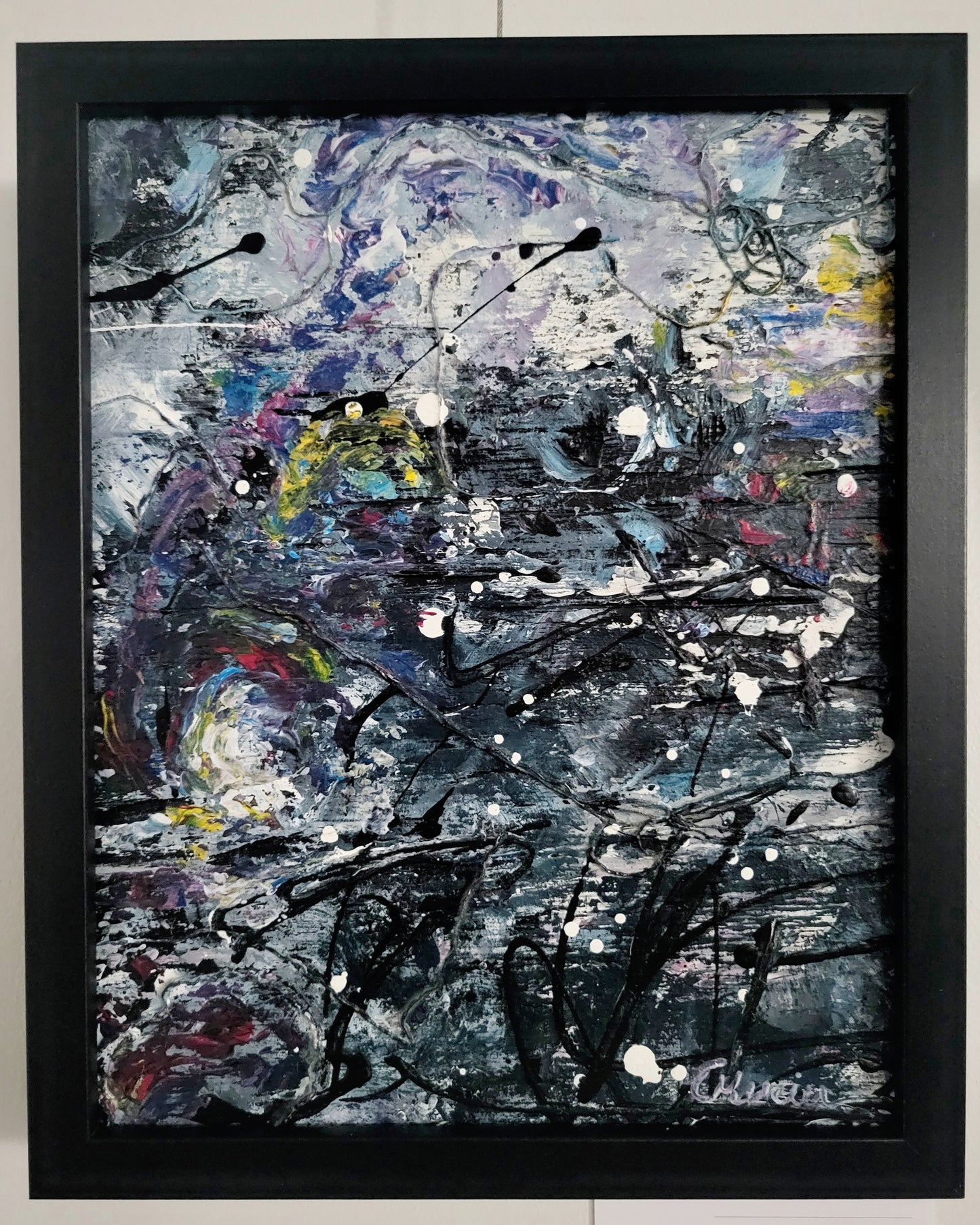 ''Parcelle de persévérance" tableau 8 x 10 encadré