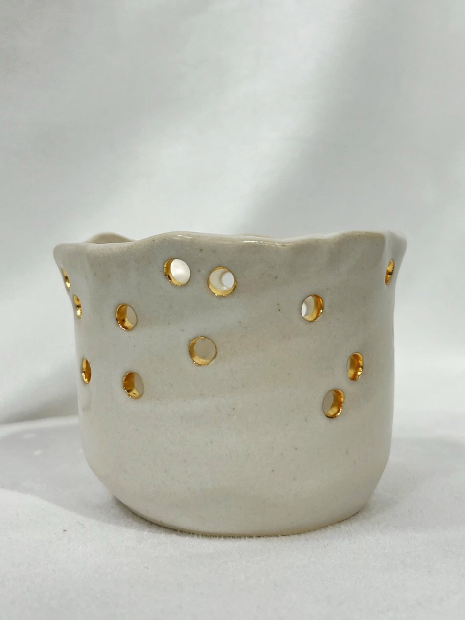 Bougeoir "Luciole" - Bia céramique - Christine Mercier atelier-boutique