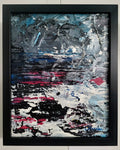 Transformation Plot - 8 x 10 acrylic painting, framed