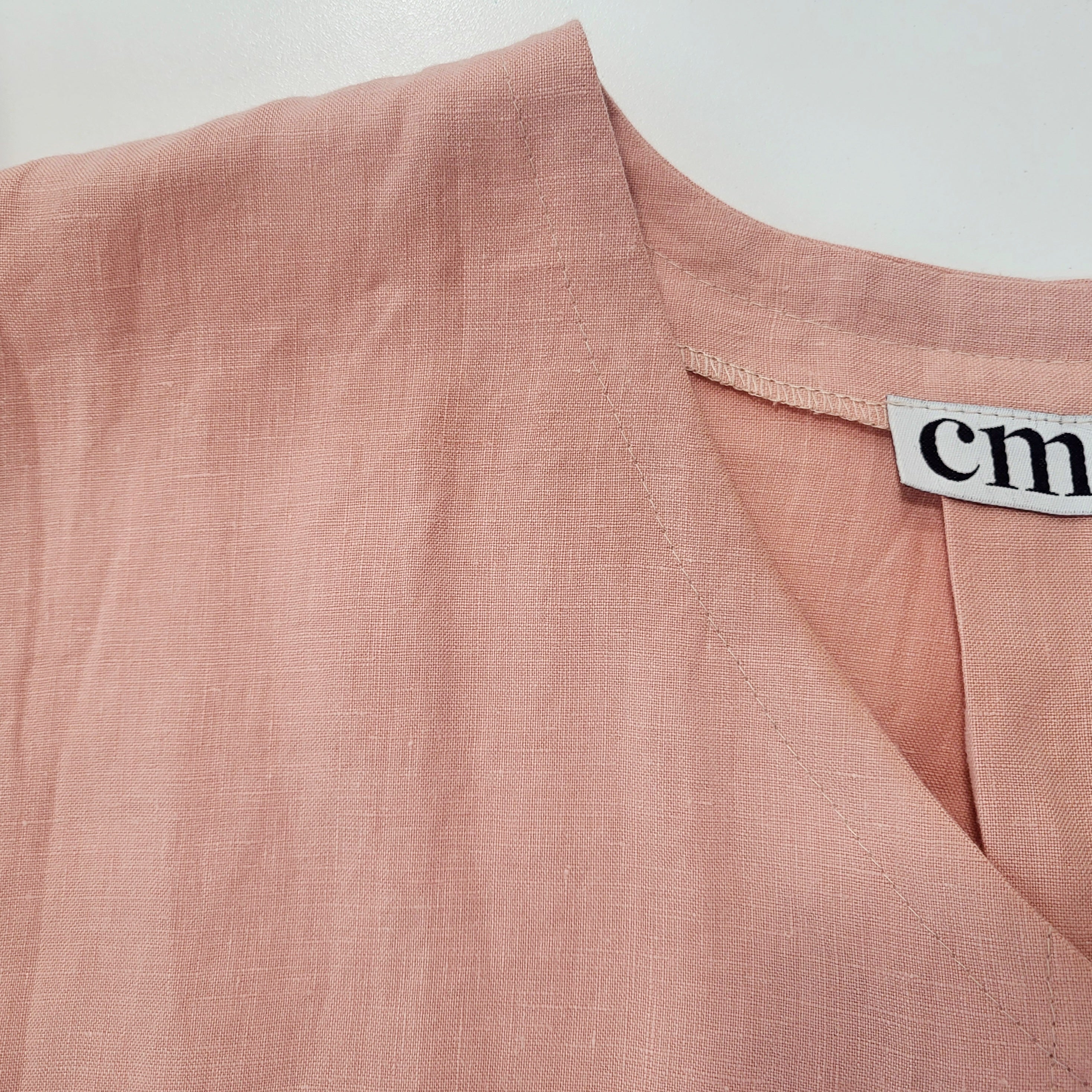 Andrée straight linen dress