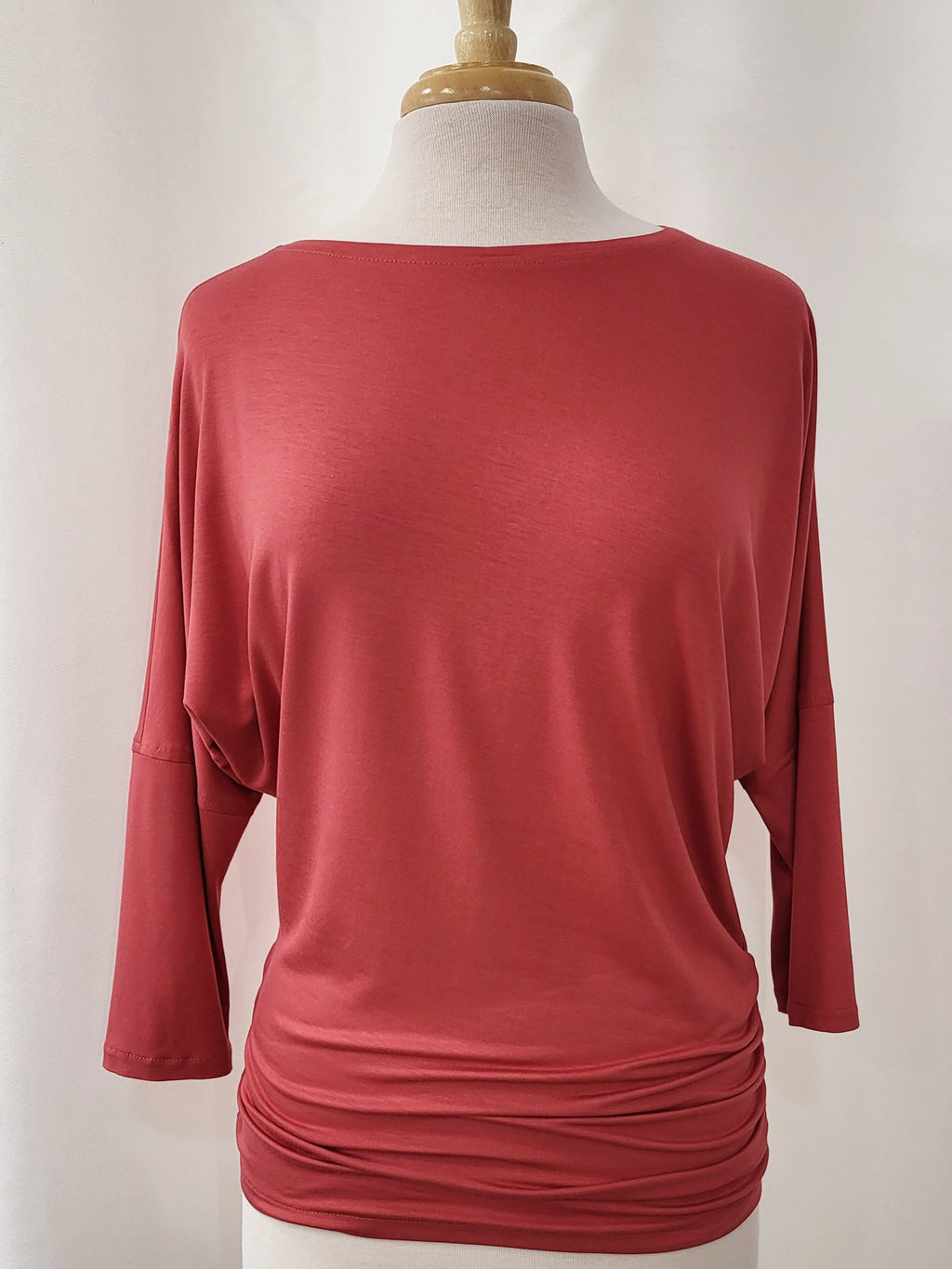 Haut Brigitte manches 3/4 en jersey de bambou - choix de 6 couleurs