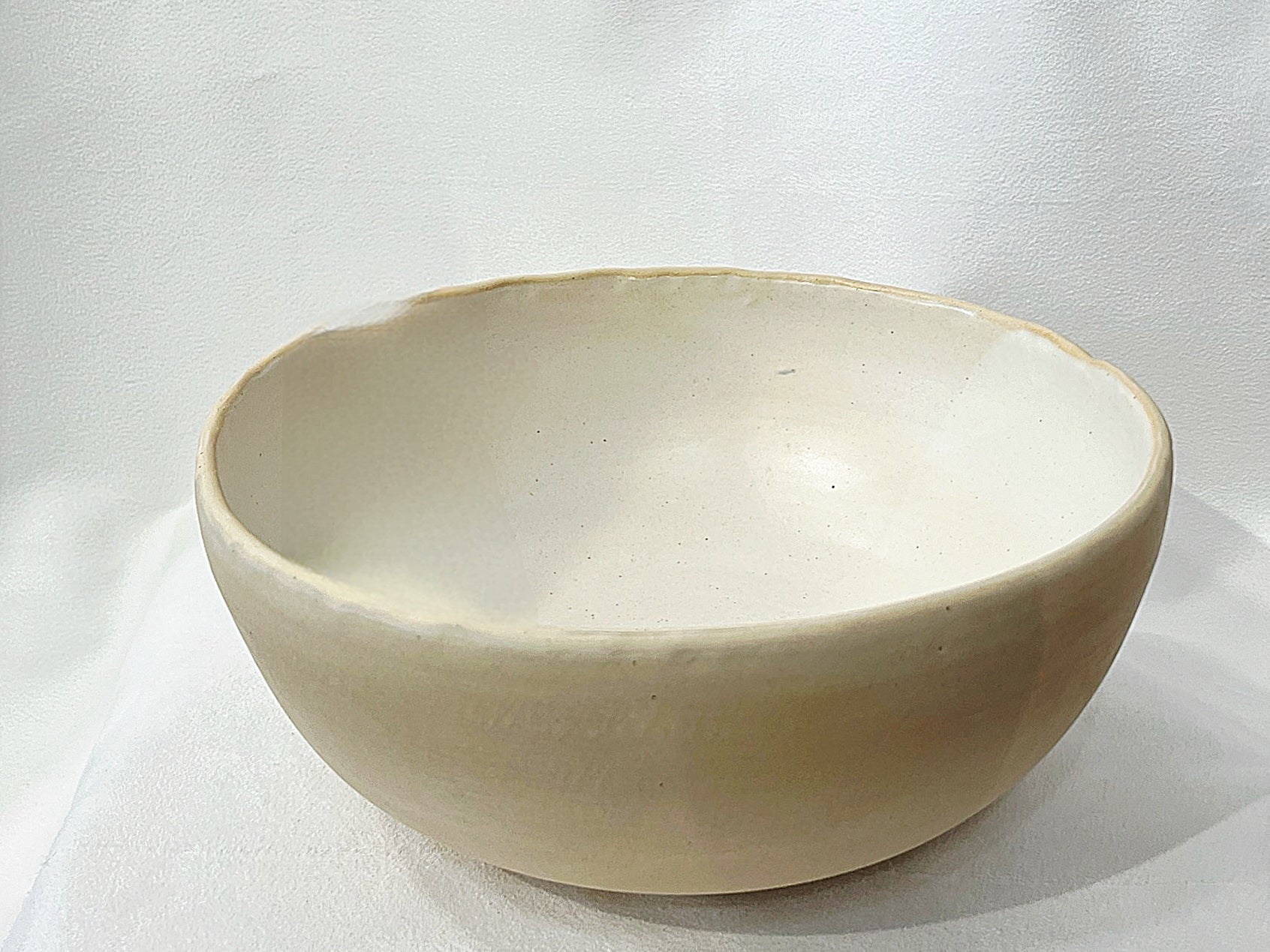 Cream fruit bowl - Bia ceramic