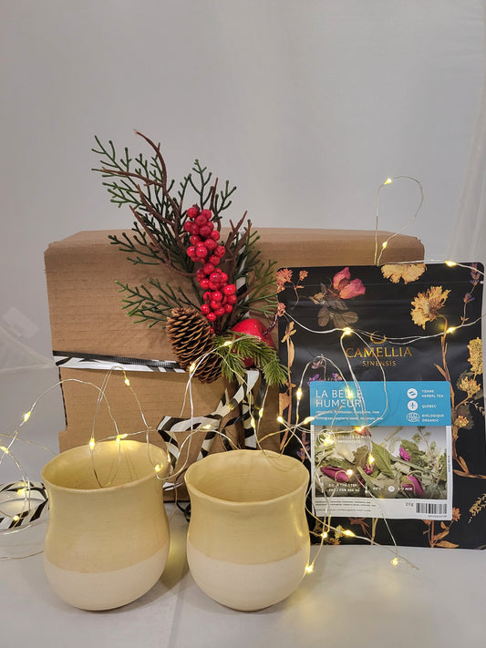 Ensemble cadeau - Duo de tasses et tisane
