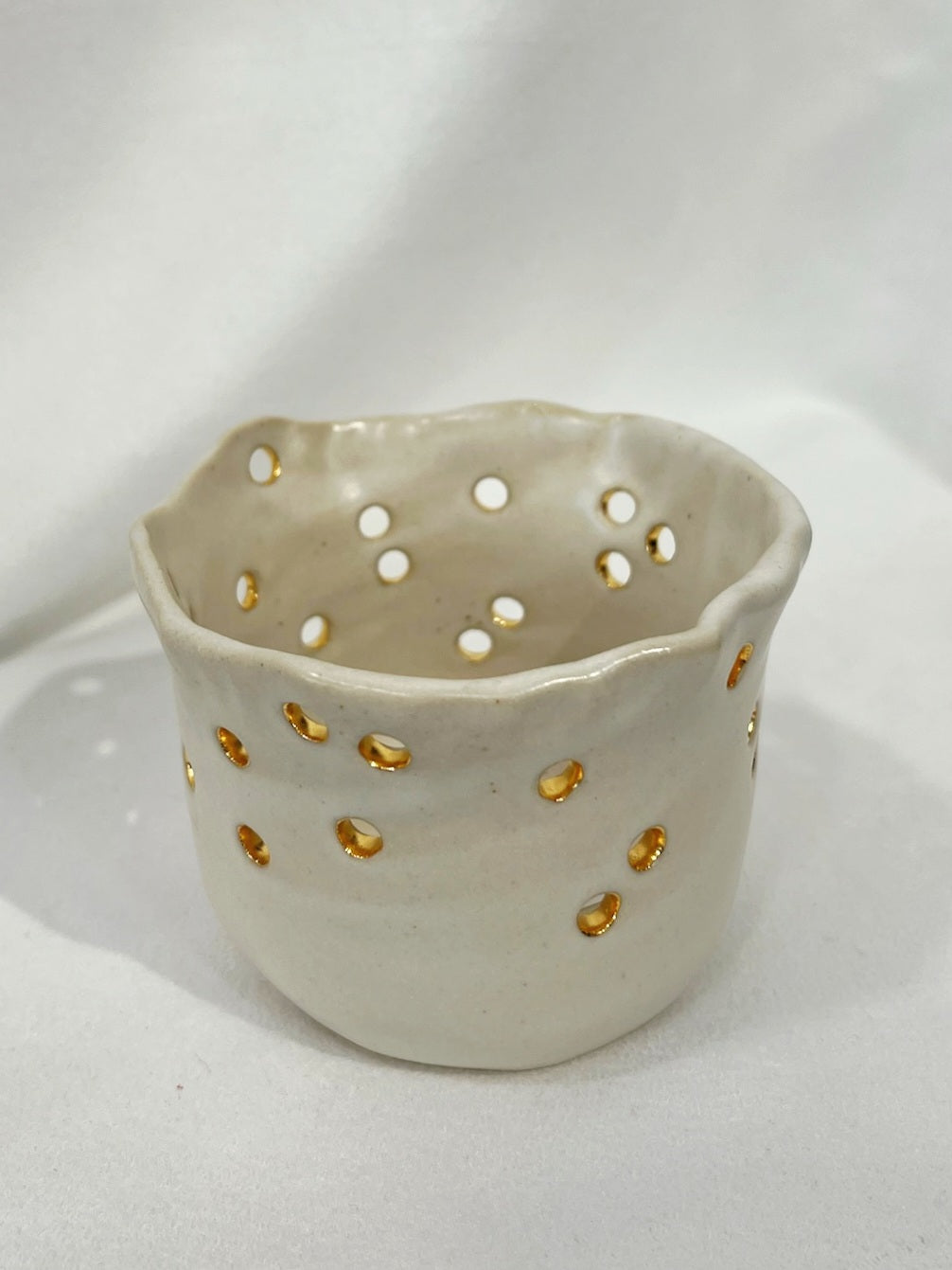 Bougeoir "Luciole" - Bia céramique - Christine Mercier atelier-boutique