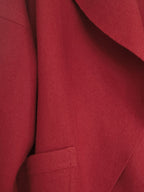 Veste Lola longue en laine avec poches