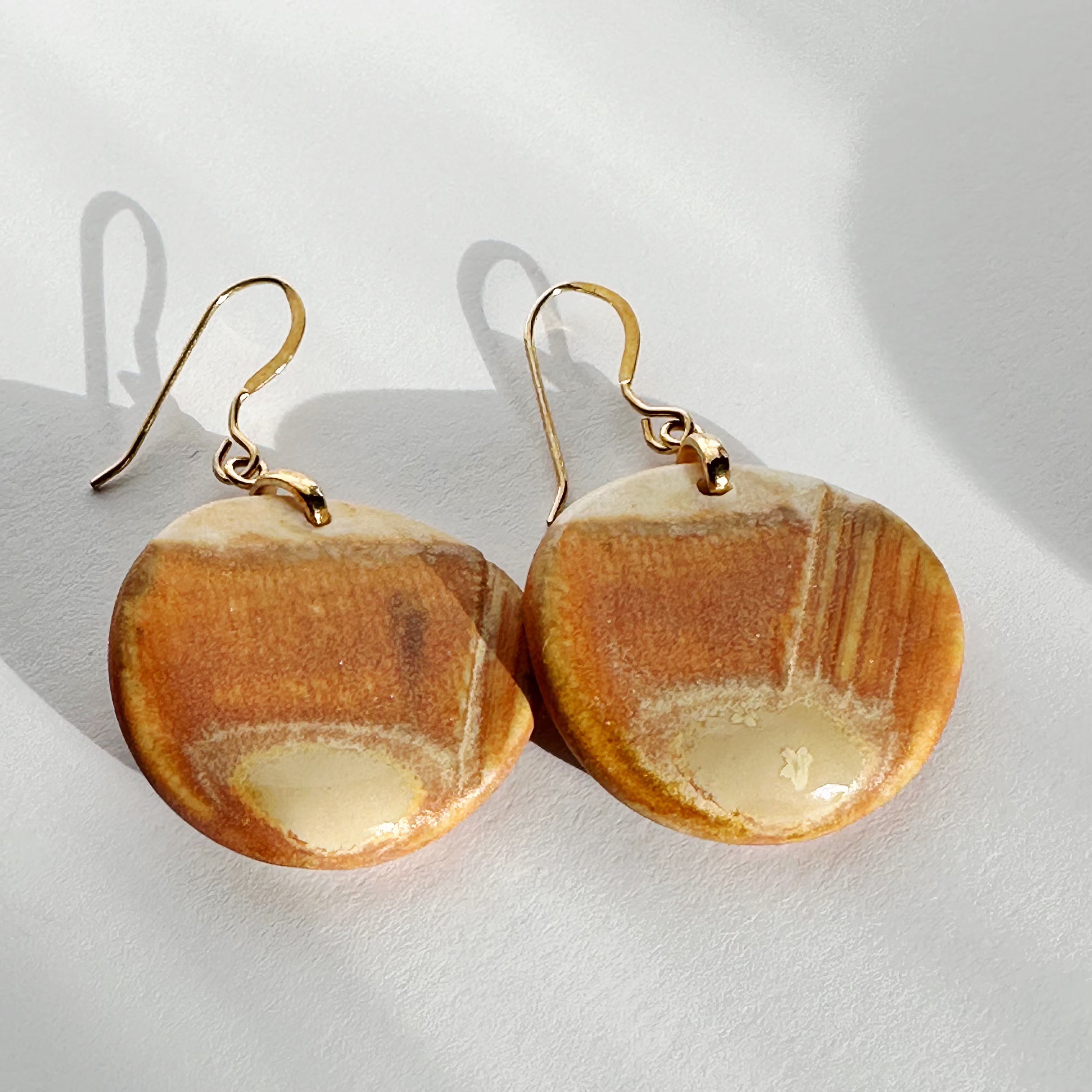 Boucles d’oreilles rondes - Collection Arenas - Coralie Huckel