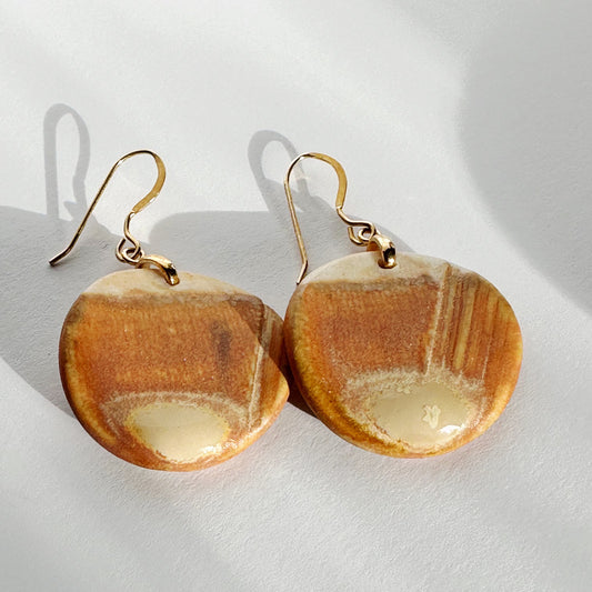 Boucles d’oreilles rondes - Collection Arenas - Coralie Huckel