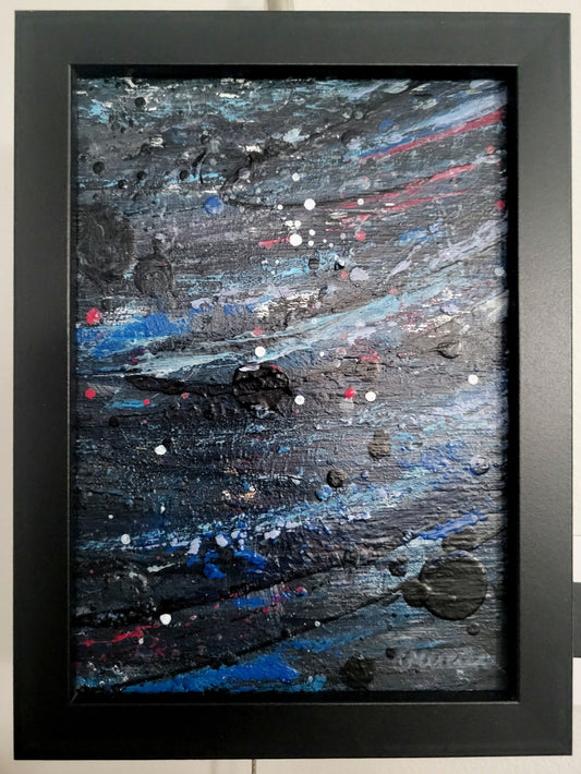 ''Parcelle de quiétude'' Oeuvre 5 x 7 à l'acrylique