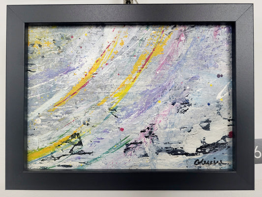 ''Parcelle de sérénité'' Oeuvre 5 x 7 à l'acrylique