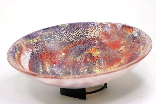 Subtilité - Bol en verre fusionné - Enora Verre d'art
