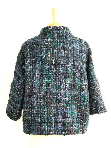 Pèlerine en lainage Chanel - Christine Mercier atelier-boutique