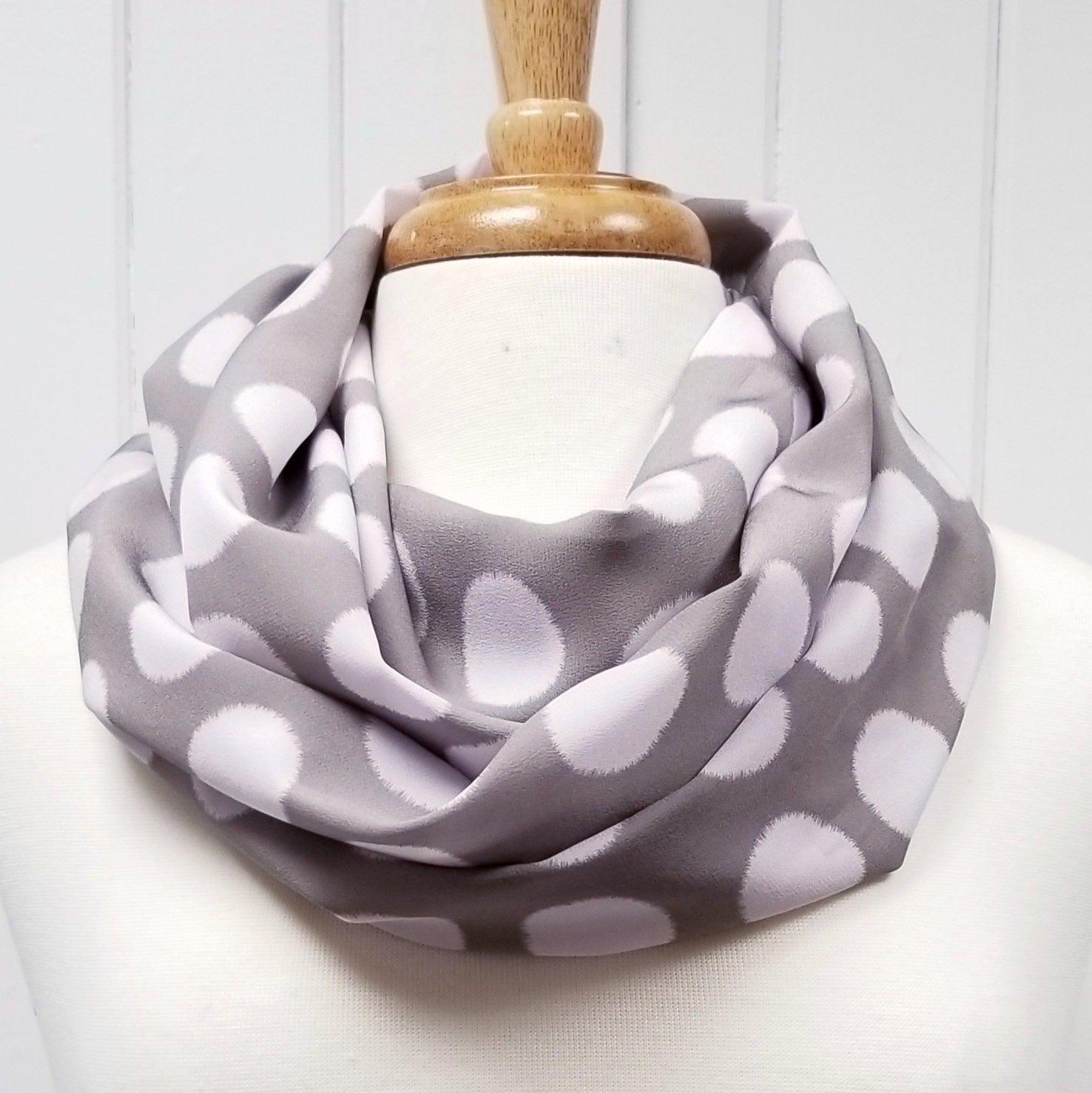 Foulard circulaire en soie - Christine Mercier atelier-boutique