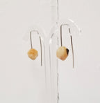 Boucles d'oreilles en argent et amazonite. - Christine Mercier atelier-boutique