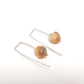 Boucles d'oreilles en argent et amazonite. - Christine Mercier atelier-boutique